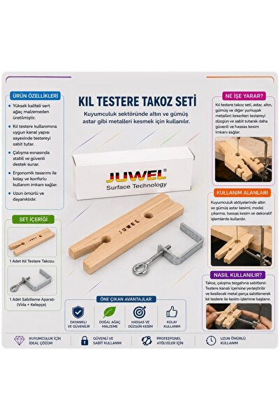 Torna Türk Kıl Testere Takoz Seti