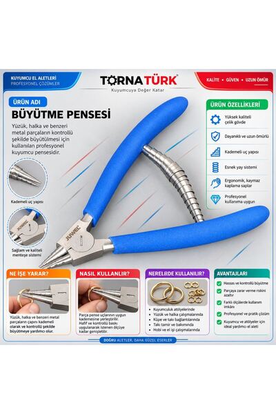 Torna Türk Tornatürk Büyütme Pensesi (Halka Genişletme Ve Form Verme Pensesi)