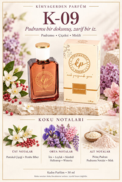 kp kimyagerden parfüm K-09 KP Chl Love ( %33 Esans ) - 50 ml Kadın Parfüm