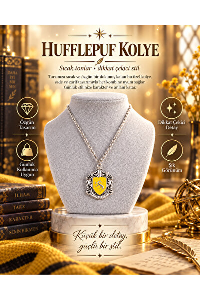SOKAKTA BİLEKLİK Unisex Harry Potter Hufflepuff Necklace