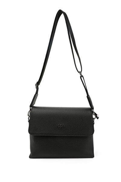 GÖNDERİ(R) Women's Black Long Strap Shoulder Bag