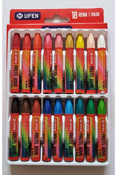 Modellino 18 Renk Oil Pastel Boya Ufen Pastel Boya