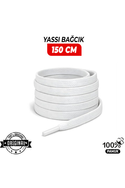 Wonkey Yassı Sneakers Spor Ayakkabı Bağcığı , Düz Bağcık , Yüksek Kaliteli Ba...