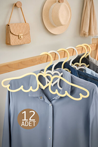 Beray 12 Pieces Angel Hanger Clothes Hanger - Mixed Color