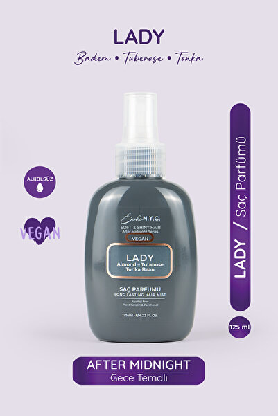 Soho N.Y.C. LADY -Badem & Tonka Kokulu Saç Parfümü 125 ml