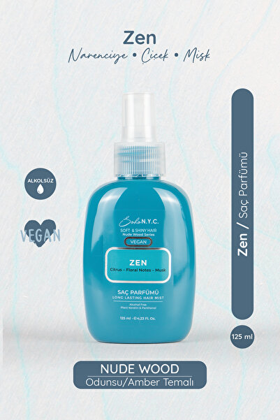 Soho N.Y.C. ZEN -Narenciye – Çiçek – Misk Kokulu Saç Parfümü 125 ml