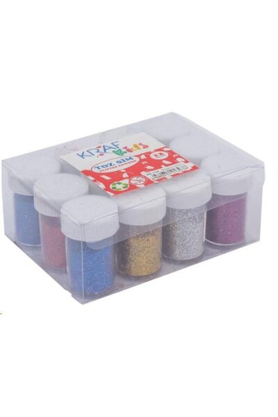 KRAF Kids Dusty Glitter Salt Shaker 12 Pack