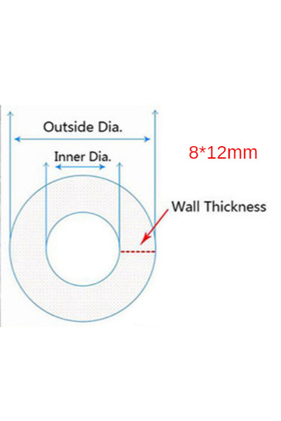 Choice1 5 Meters 8x12 mm 5 Meters Transparent Food Grade Silicone Tube 2 4 6 ...