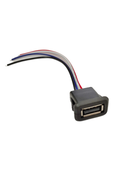 Choice23 2pcs Black 4 Pin 1-10pcs USB 2.0 Female Power Jack USB2.0 2/4Pin Cha...