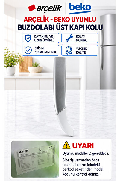 ÖZ BEYAZ EŞYA BEKO - D 9470 NM Buzdolabı Üst Kapı Kolu