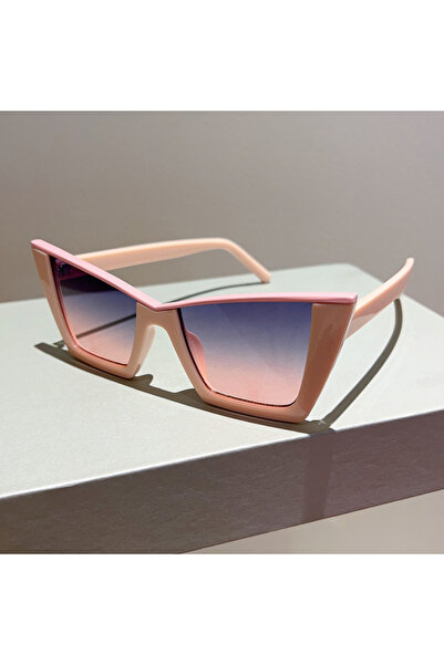 Choice4 as picture shows pink-grey pink GM LUMIAS Oversized Cat Eye Sunglasse...