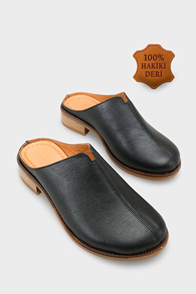 Capone Outfitters Papuci Sabo de damă Nancey din piele naturală cu toc scurt