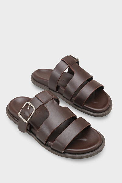 Capone Outfitters Florrie Three-Strap Buckle Women's Slippers