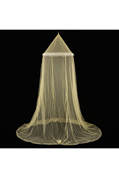 Choice light yellow Canopy Encryption Dome Fly Insect Mesh Princess Mosquito ...