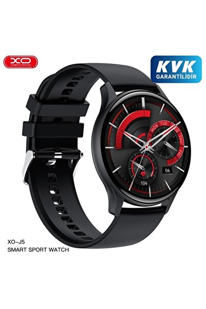 Xo J5 Akıllı Saat, 1.43 inç AMOLED Ekran, Nabız Ölçer, Spor Takibi, 260 mAh, ...