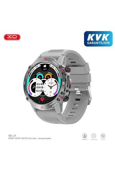 Xo J7 Akıllı Saat,1.43 inç AMOLED Ekran,BT 5.2,Kalp Atış Ölçer,Adım Sayar,Kal...