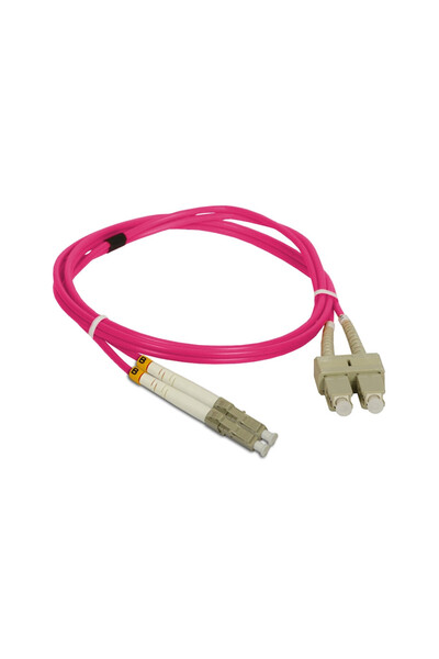 OEM Cablu patch SC/UPC-LC/UPC MM OM4 duplex 3.0mm 1M