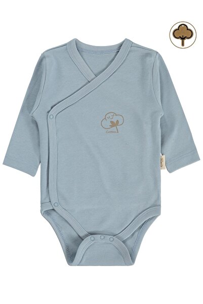 Civil Baby Badi cu închidere cu capse, din bumbac organic, cu două rânduri, p...