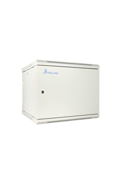 Extralink Cabinet rack 9U 600x600 gri, montaj pe perete, usa metal