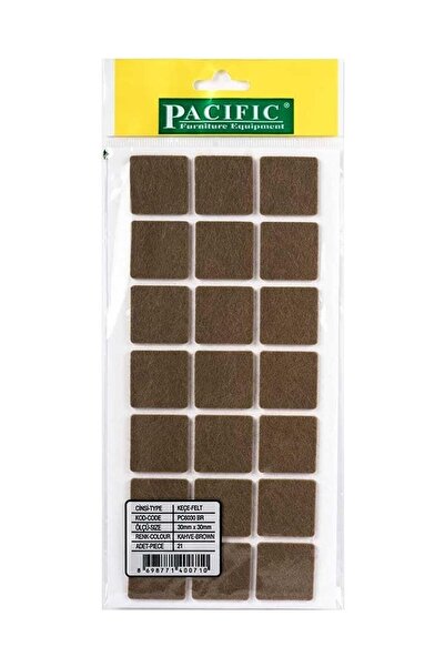 KARAPOLAT 30 mm Kare Yapışkanlı Zemin Koruyucu Keçe Masa Sandalye Koltuk Sehp...