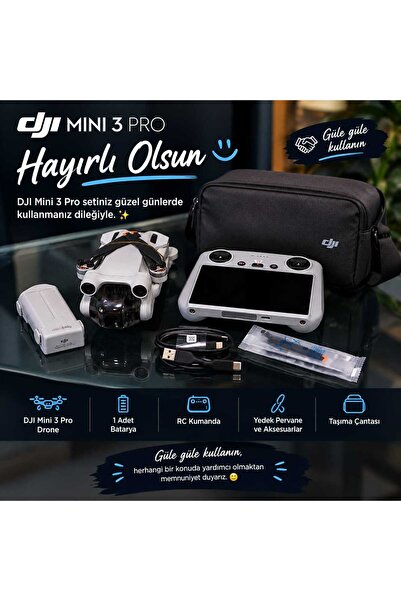 Emir Fotoğrafçılık MİNİ 3 PRO DRONE 4K