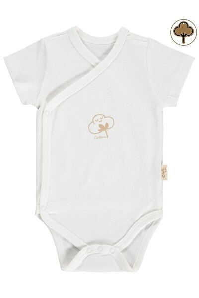 Civil Baby Organic Cotton Pcs Double-Breasted 0-3 Months Snap Fastener Badi -...