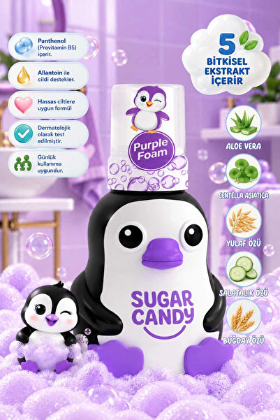 SUGAR CANDY Orman Meyveleri Kokulu Doğal Vegan Çocuk Köpük El Sabunu MIRA 350 ml Vegan Parabensiz Mo