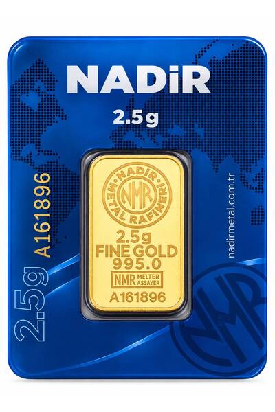Tuğrul Kuyumculuk 2.5 Gram Külçe Gram Altın 24 Ayar