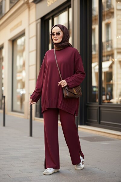 Aselim Hijap Moda طقم ملابس محتشمة من قماش المودال المطوي الفاخر من أليسا - ل...