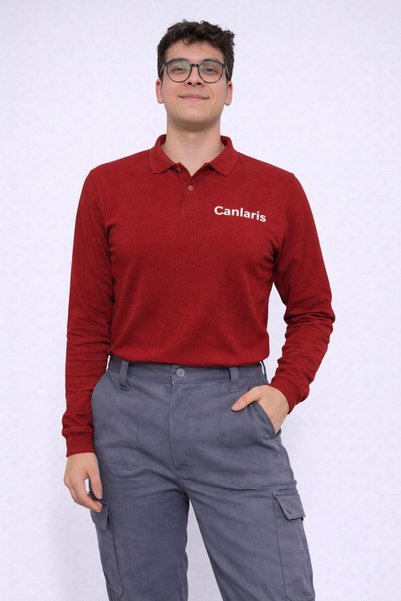 canlaris POLO NECK T-SHIRT LONG SLEEVE