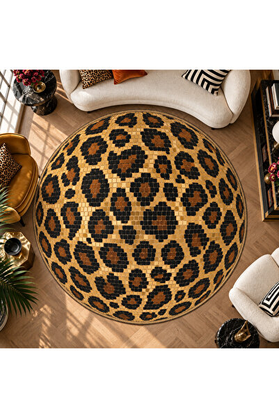 Rugs Modern Halı AURA Disko Küresi Temalı Retro Desen Dokuma Taban Dekoratif ...