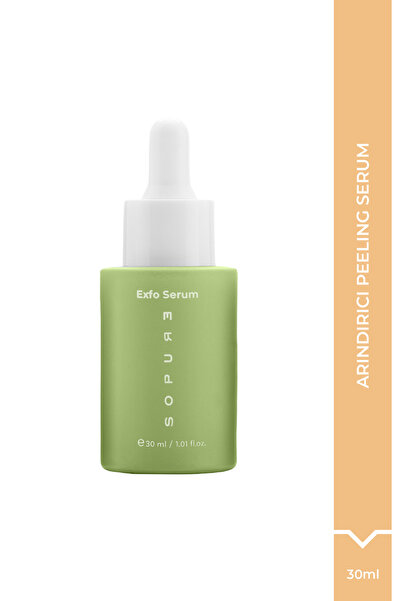 Sopure Exfo Serum-AHA BHA Aktif İçerikli, Siyah Nokta Karşıtı, Gözenek Arındı...