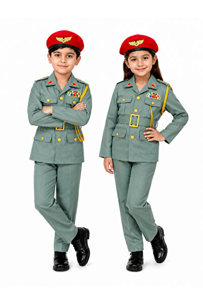 MOFAY Police Officer Premium Costume – UAE Edition (Green, Unisex)
