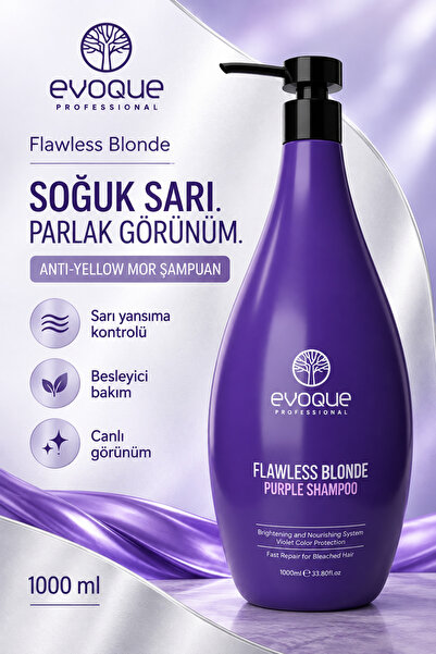 Evoque Professional Flawless Blonde Purple Shampoo 1000 ml