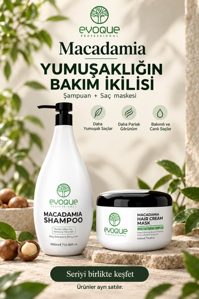 Evoque Professional Macadamia Shampoo 1000 ml