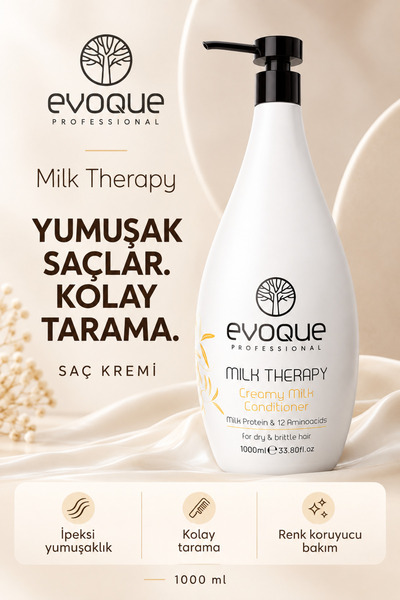 Evoque Professional Evoque Milk Therapy Revitalizing and Moisturizing Hair Ca...