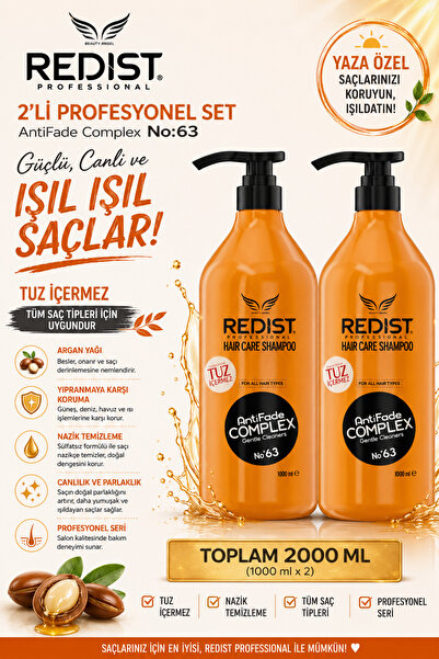 Redist Tuzsuz Şampuan Etkili Keratin Sonrası Bakım – Uzun Süreli Pürüzsüzlük ...