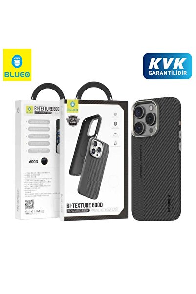BLUEO İphone 15 Pro Magsafe Uyumlu Bi-texture Magnetic 600d Air Aramid Fiber ...