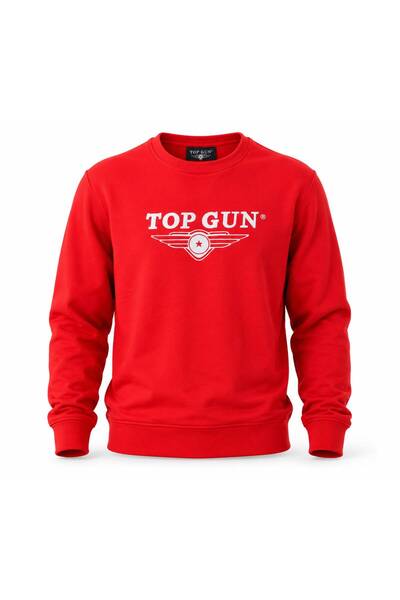TOP GUN Nakisli Sweat Red