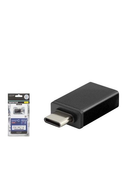 HADRON iETOP HDX7899 Type-C to USB 3.2 OTG Metal Gövde Dönüştürücü Adaptör Siyah