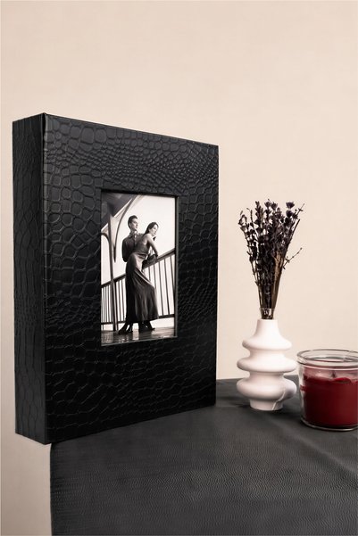 Aledo 13x18cm 200’lük Deri Fotoğraf Albümü ALD-14lpp57200 (SİYAH)