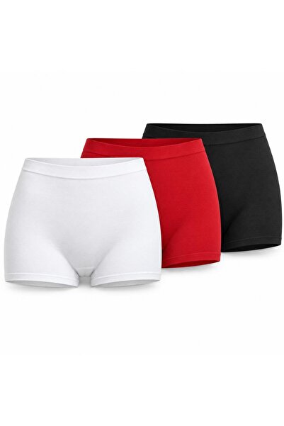 Gold Night Γυναικεία βαμβακερά εσώρουχα / Boxer Shorts 3 Συσκευασία
