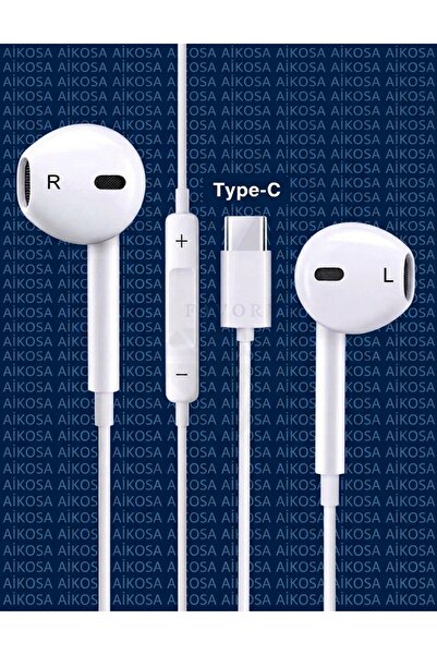 Aikosa TÜM MODELLERLE UYUMLU TYPE-C GİRİŞLİ KULAKLİK Hİ-Fİ SES TELNOLOJİSİ