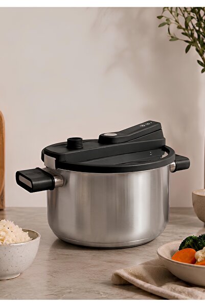 parlahome Safety+ Low Pressure Cooker Magic series 5.7L/ M-090, Stainless ste...