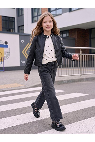 Civil Girls tiv nefinisat Pantaloni pentru copii de 6-9 ani - Gri