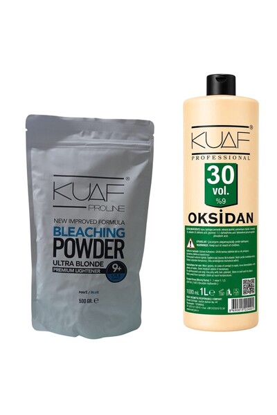 Kuaf Yeni Profesyonel Yoğun Ultra Renk Saç Açıcı Oryal Toz Powder Mavi 500GR ...