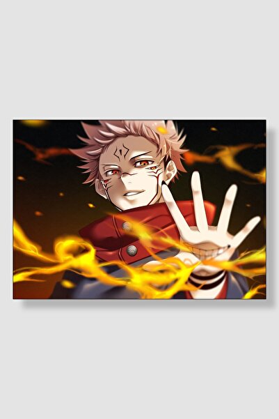 postick Kaisen Anime Posteri Kalın Parlak Kuşe Kağıdı