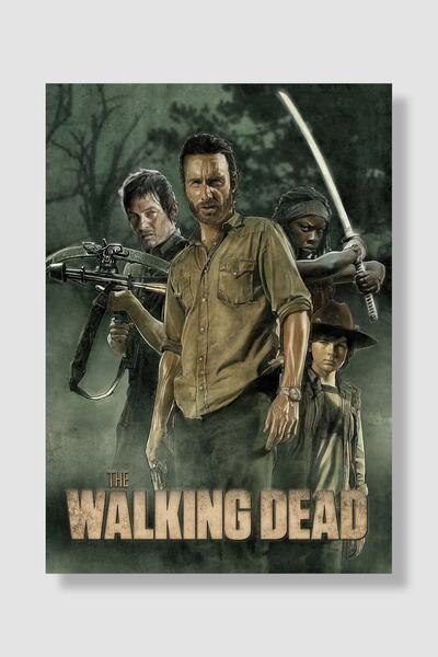 postick The Walking Dead Dizi Posteri Yüksek Kaliteli Kalın Parlak Kuşe Kağıdı