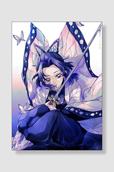 postick Demon Slayer Anime Posteri Kalın Parlak Kuşe Kağıdı