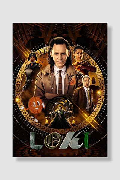 postick Marvel Loki Dizi Posteri Yüksek Kaliteli Kalın Parlak Kuşe Kağıdı